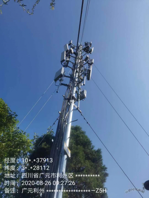 元道经纬相机赋能新基建，助力广元5G移动设备安装