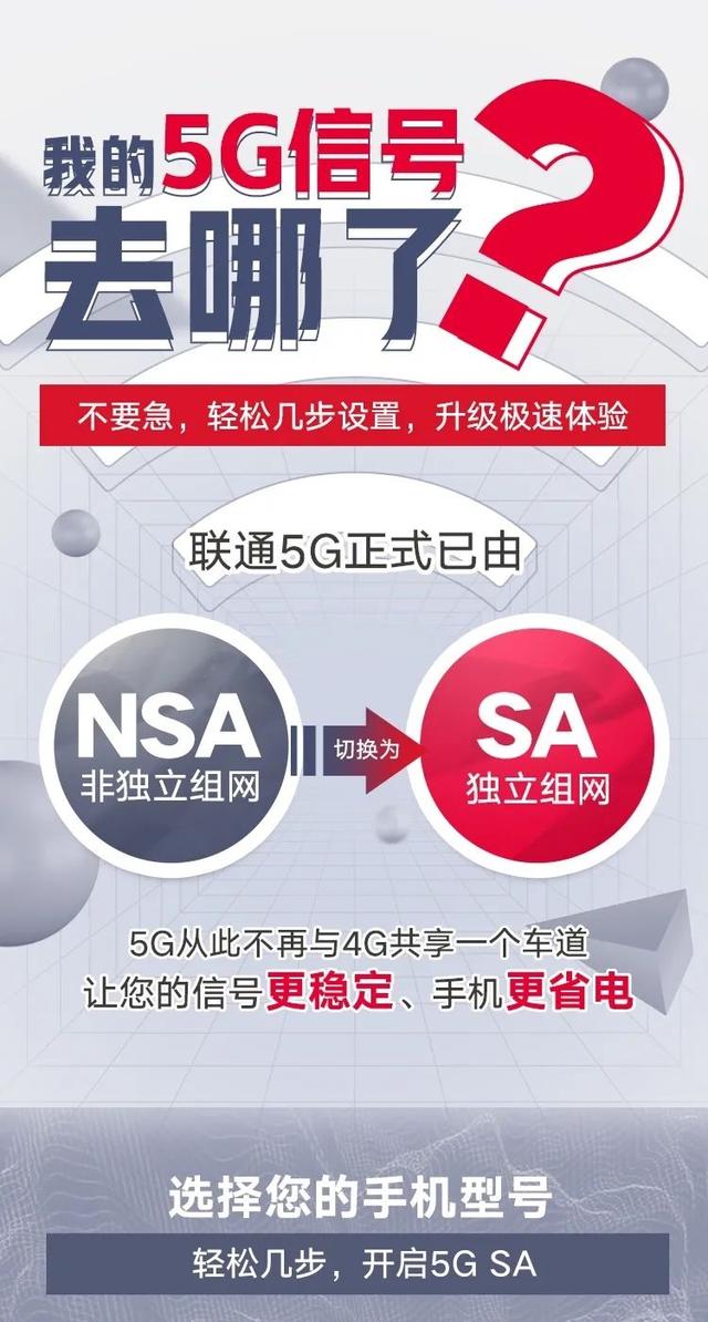 第一批5G手机都废了？联通撤换NSA基站，SA将成主流