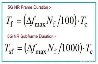 LTE与5G-NR物理层时间单位的区别