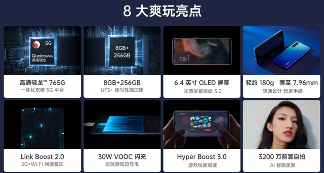 OPPO良心5G手机，8G大内存+轻薄机身+30W闪充，目前仅售1744！