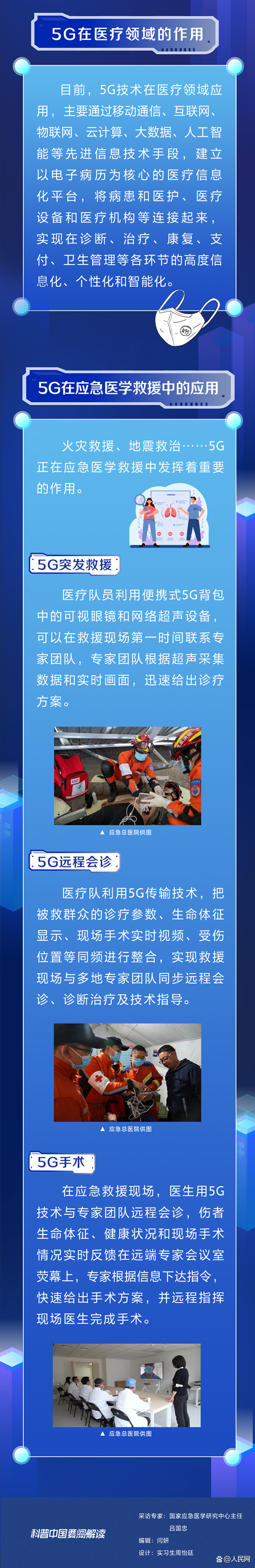 科普图解｜5G赋能应急医学 打通救援“生命通道”