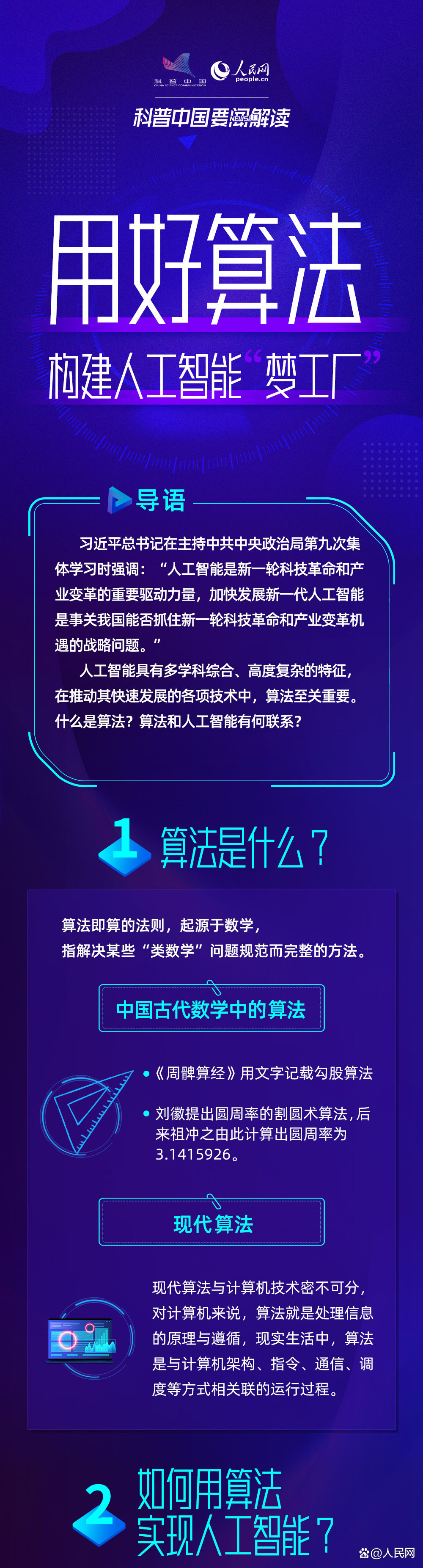 科普图解｜用好算法 构建人工智能“梦工厂”