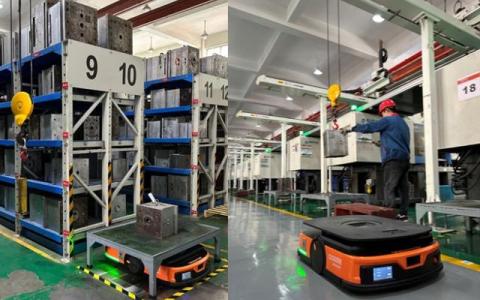5G+AGV 企業(yè)車間的智能小車是個(gè)“大力士”