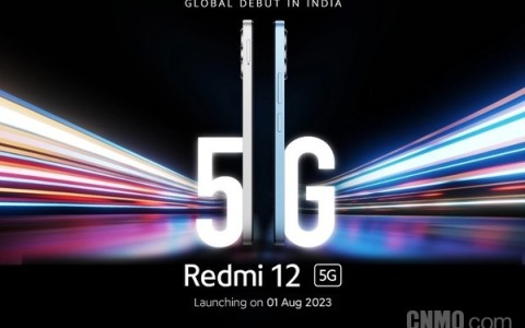 Redmi 12 5G定檔8月1日,！5000mAh電池約售1220元起