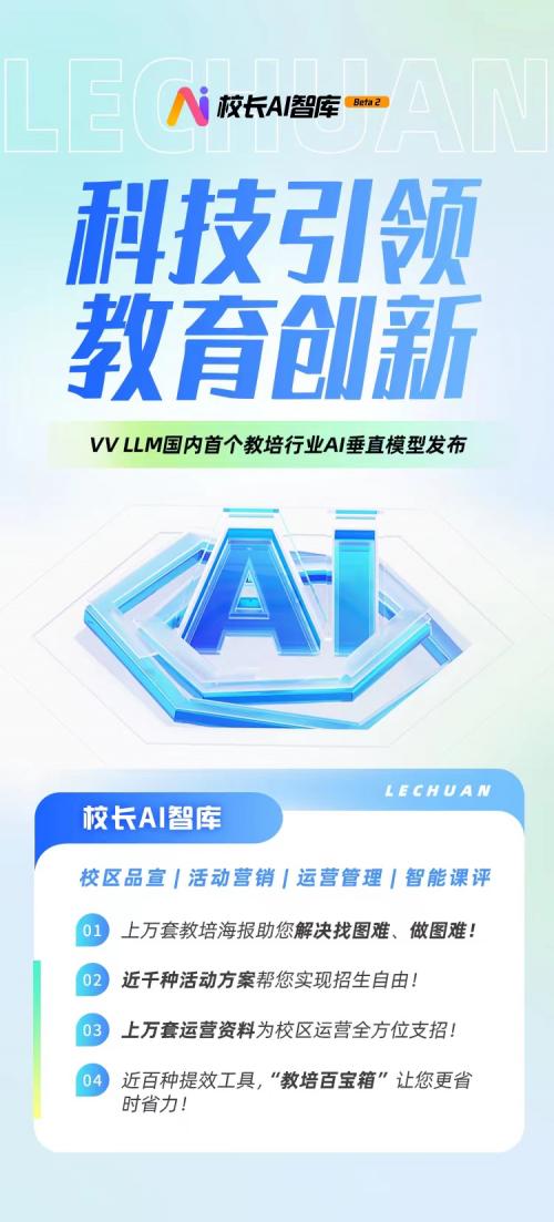 校长AI智库 国内首个教培行业垂直模型发布