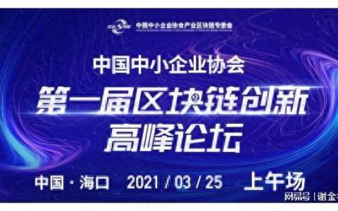第一届“中国中小企业协会区块链创新高峰论坛”
