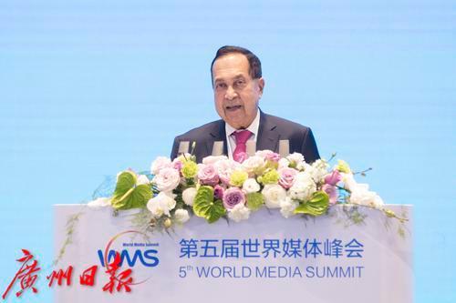 世界媒体峰会｜印度教徒报集团董事会主席拉姆：媒体从业者须应对人工智能和虚假信息的挑战