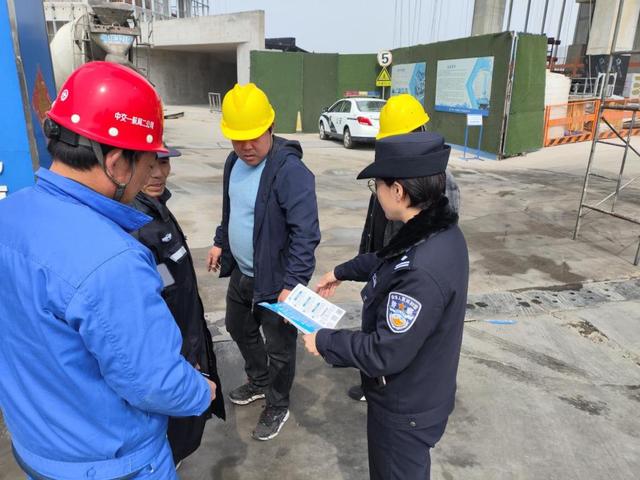 市北公安反诈宣传走进青岛人工智能集聚区项目
