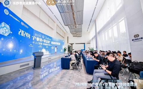 长沙市2024年“产业链+资金链”人工智能·数据服务专场产融对接会启动