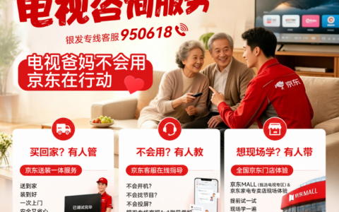 来京东买“孝心电视”享送装一体服务 现场调试指导爸妈轻松看电视